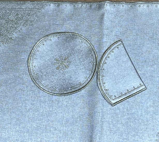 accessories of rituel mint tea to cover tray and handle teapot