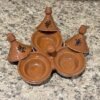 couvercles levees Ensemble de 3 mini tajines marocains pour épices