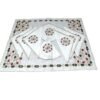 Tray-Set- Embroidered-covers-napkins accessoires pour the marocain, housse pour plateau et main theiere et napperons