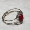 Moroccan Red Stone Cuff Bracelet