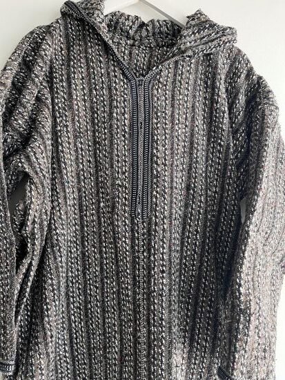 djellaba traditionnel marocain d'hiver