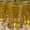 verres marocains pour servir le the a la marocaine