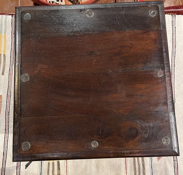 table-cafe-basse-bois-brun