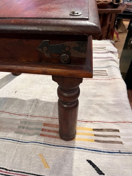 solid wood end table