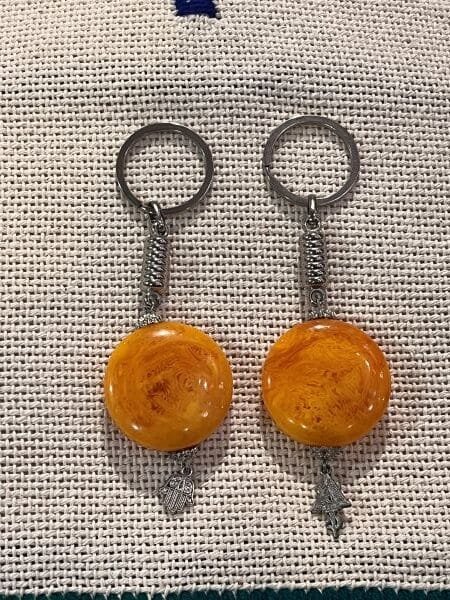 fibule berber et khamsa porte cles