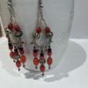 boucles d oreilles marocaines rouge orange