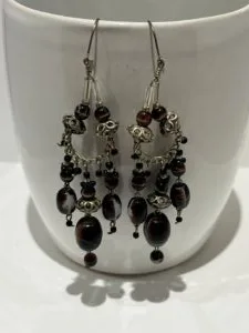 Handmade-Moroccan-Berber-dangle-earrings Boucles d'oreilles pendantes marocaines-berbères faites à la main