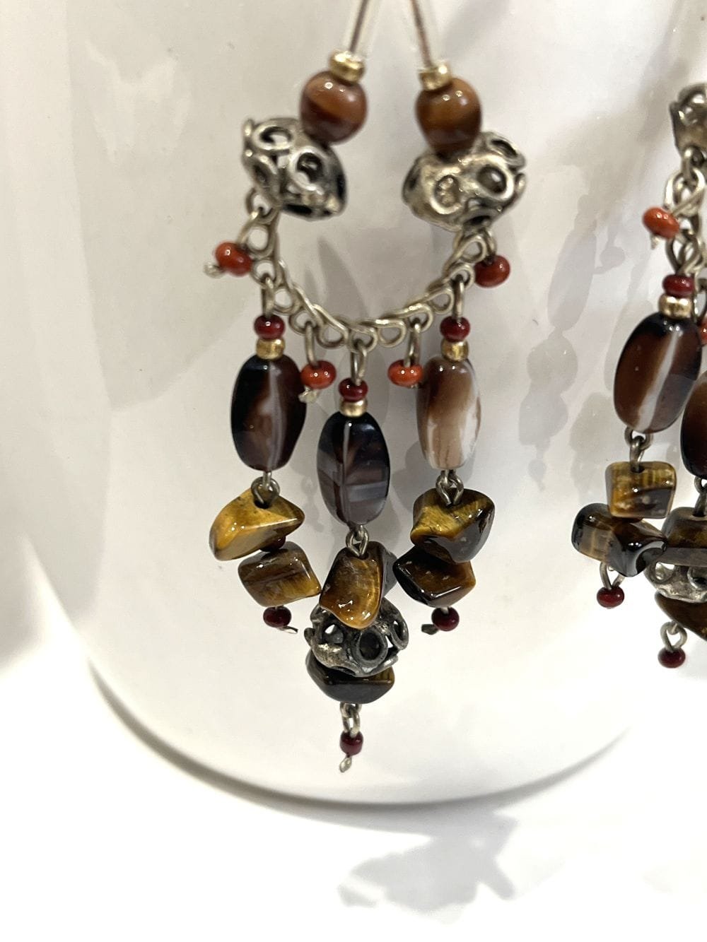 boucles d'oreilles ethniques pendantes