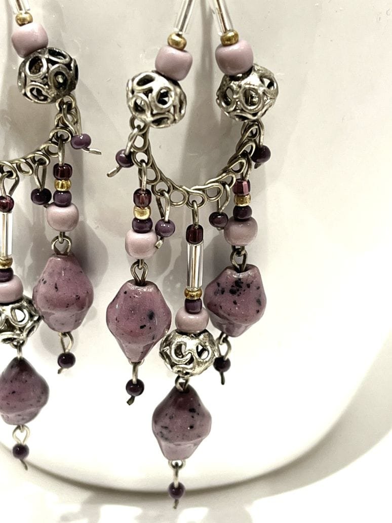 boucles d'oreilles marocaines fait main par des artisans