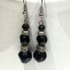 boucles oreilles noires