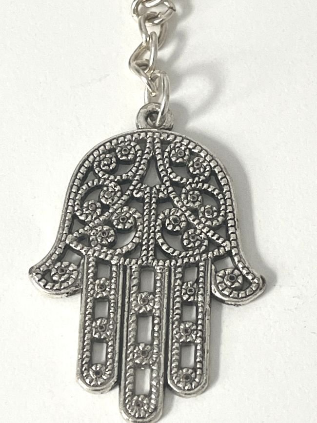 vintage hamsa keyring
