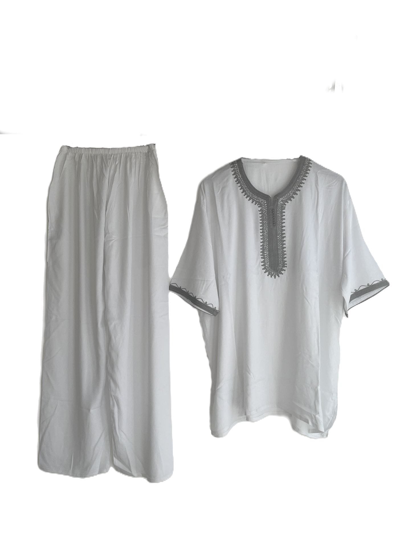 Kaftan-Outfit-fashion Ensemble tunique marocaine fait main