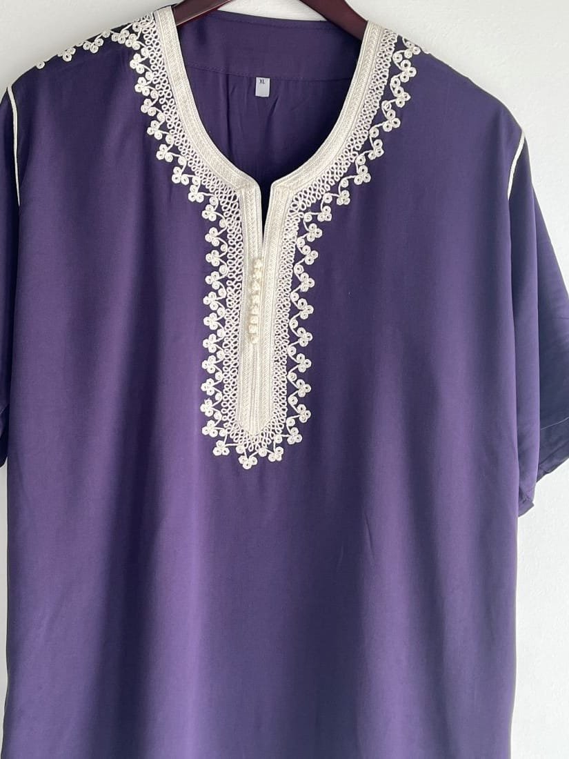 Moroccan-Kaftan-Top-close-up caftan traditionnel marocain homme