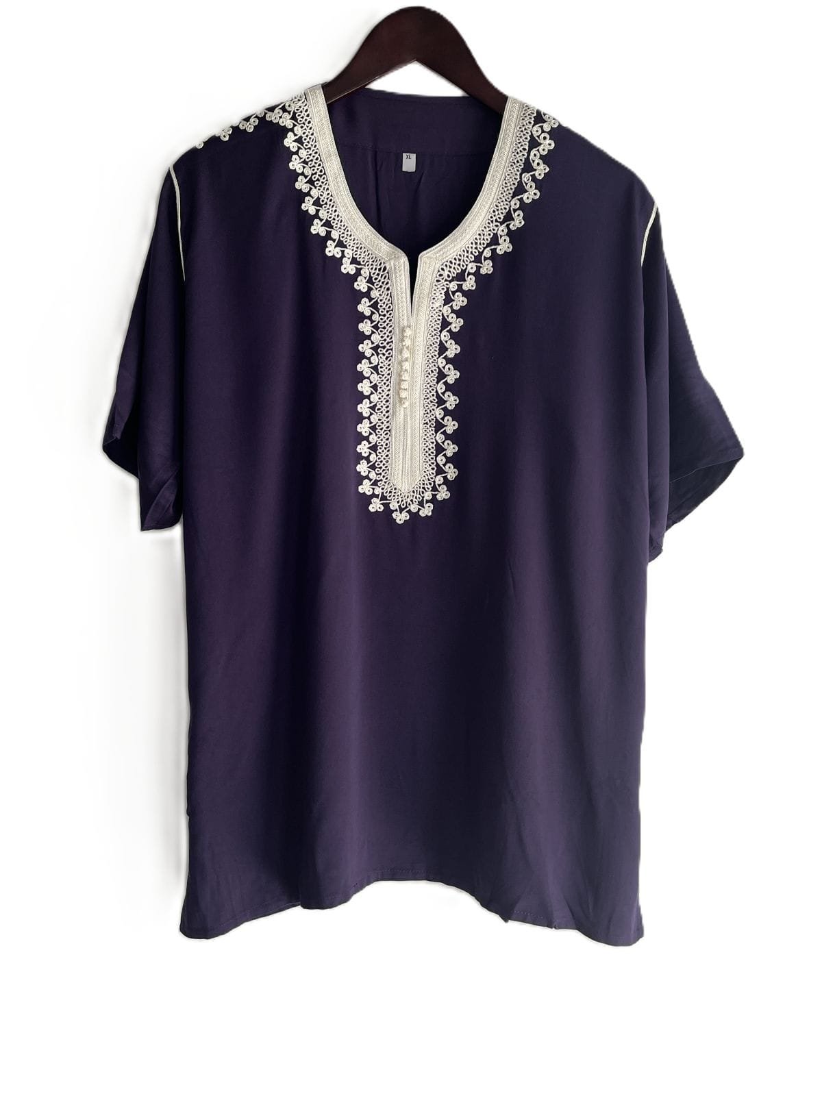 Moroccan-Kaftan-Top-life-style tunique ethnique, mode nord-africaine