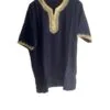 tunique blue et or jabador marocain