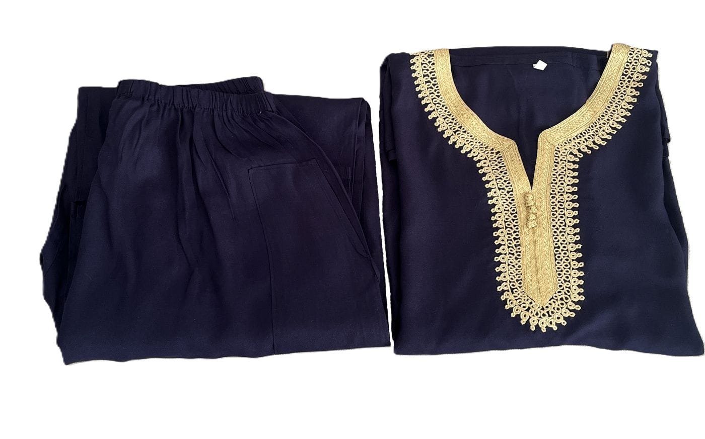 Ensemble 2 pièces de jabador marocain pour homme