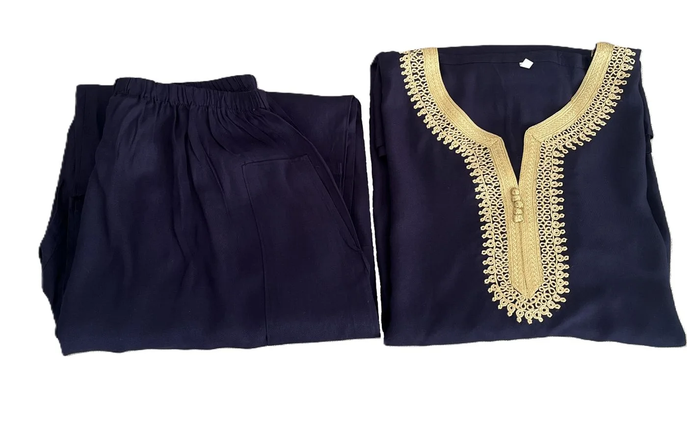 Ensemble 2 pièces de jabador marocain pour homme