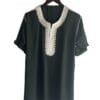 top marocain vert en cotton