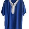 tunique marocaine blue