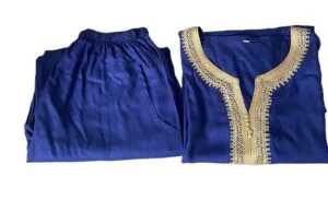 blue-kaftan-tunic-pant pantalon-kaftan bleu