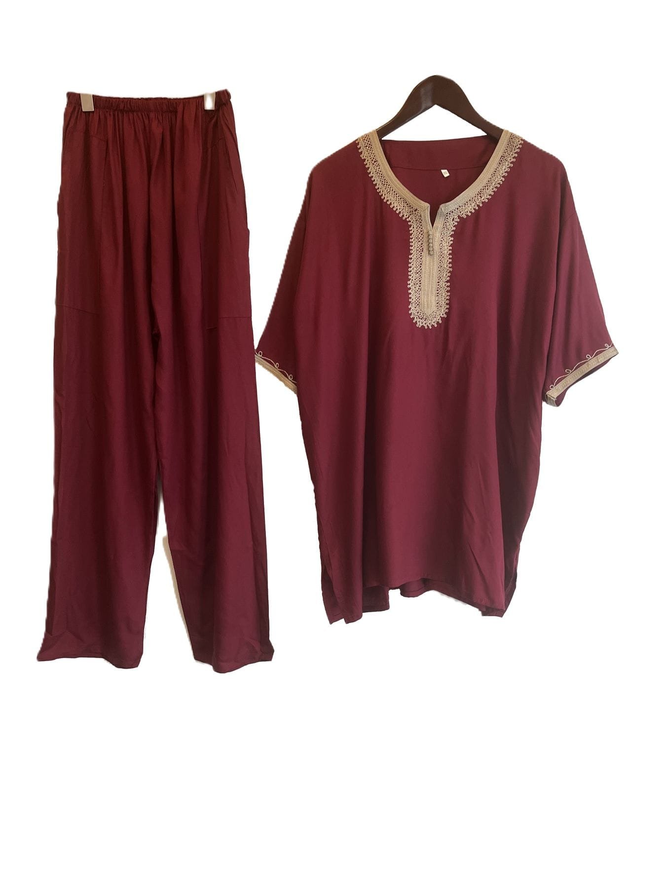 moroccan-wedding-men-clothes-fashion Ensemble tunique et pantalon Jabador
