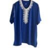 Moroccan blue tunic