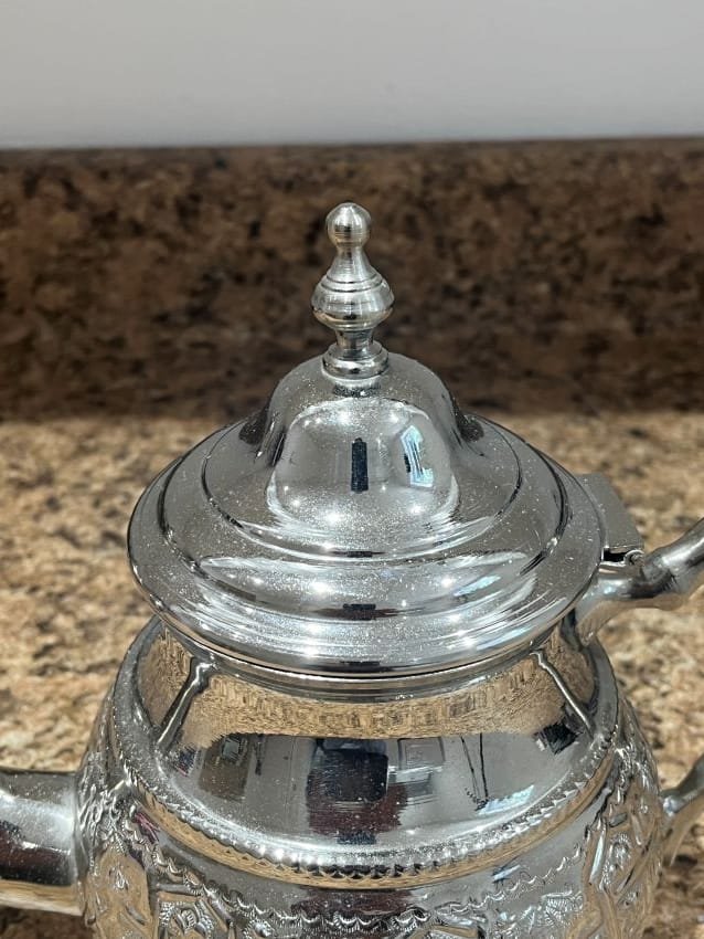 couvercle theiere marocaine pour preparer le the