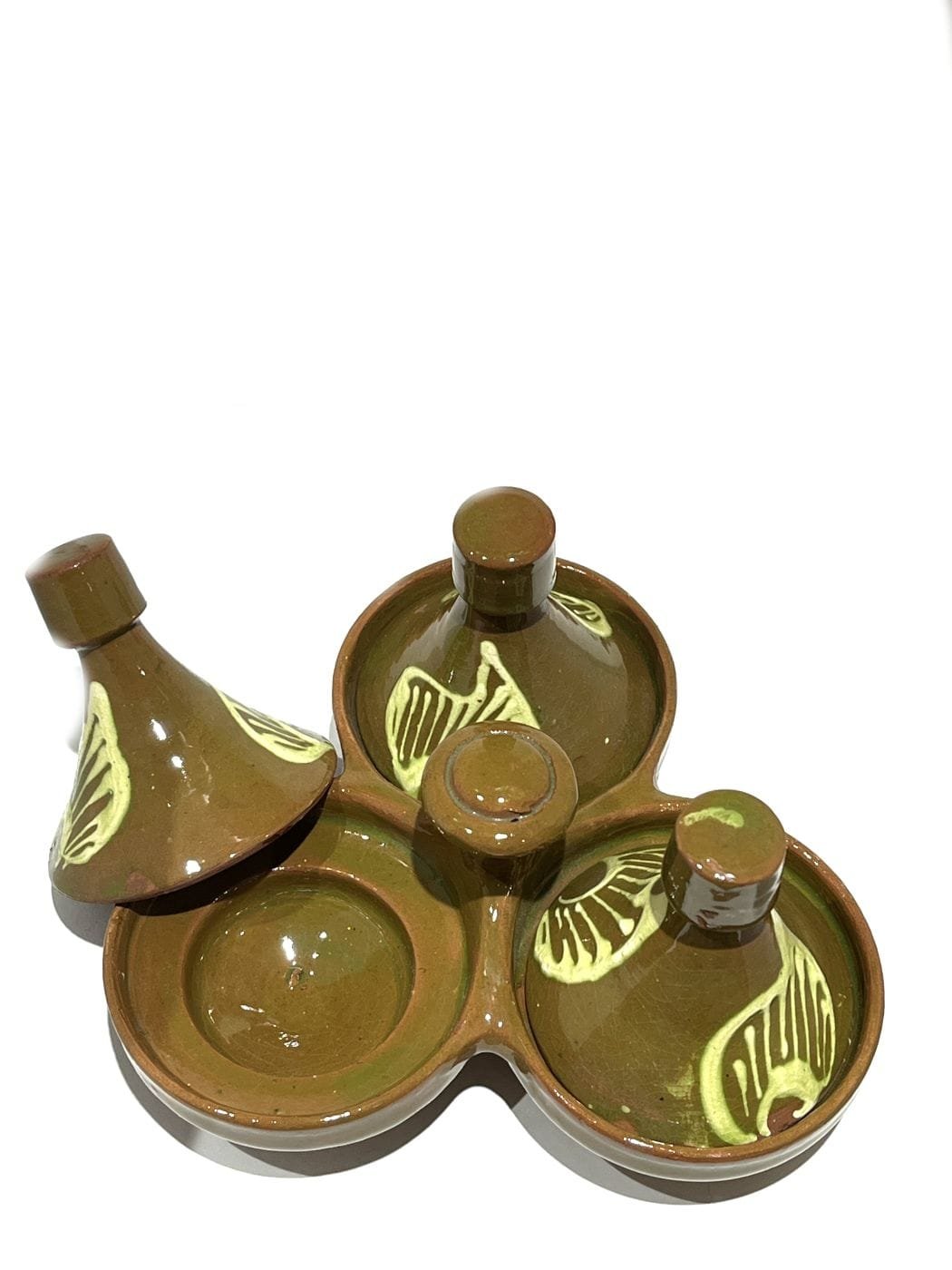 Moroccan-condiment-tagine-detail Mini tagines are perfect for serving condiments