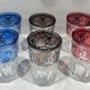 verres marocains avec un assortiment de 3 couleurs