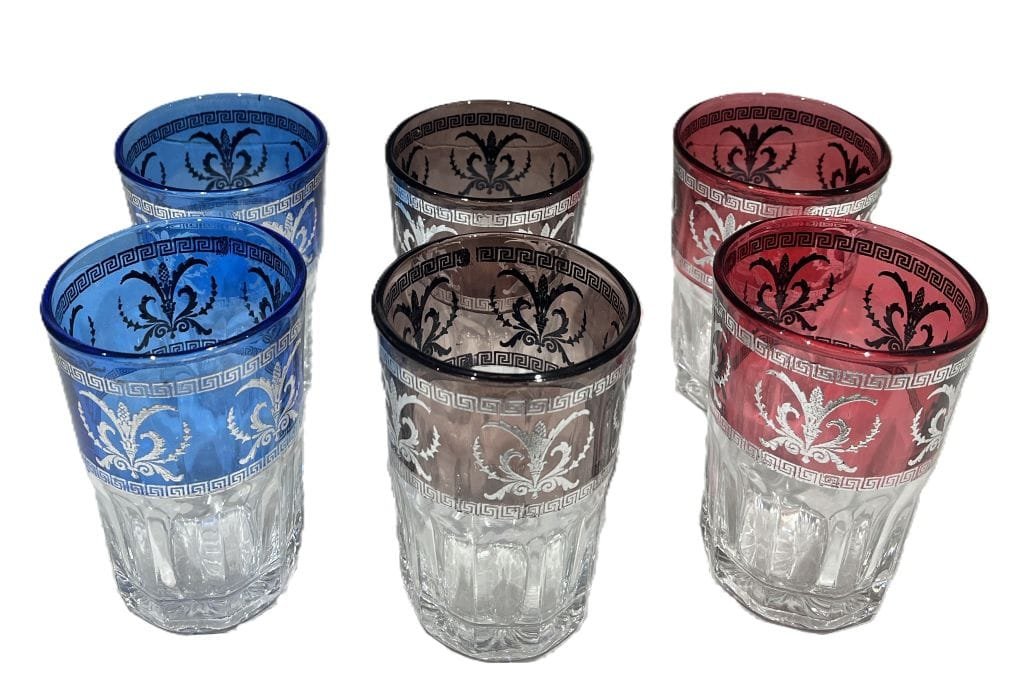 verres argentes et couleur