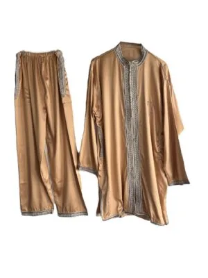 gold-moroccan-jabador-men-front jabador marocain pour homme dore
