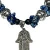 hand-fatima-necklace-pendant La symbolique de la main de Hamsa et la finesse du travail de filigrane font de ce collier un cadeau précieux et attentionné.
