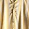kaftan-with-hood-close-up djellaba en coton avec des rayures