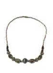 short-beaded-necklace colier court avec pierres