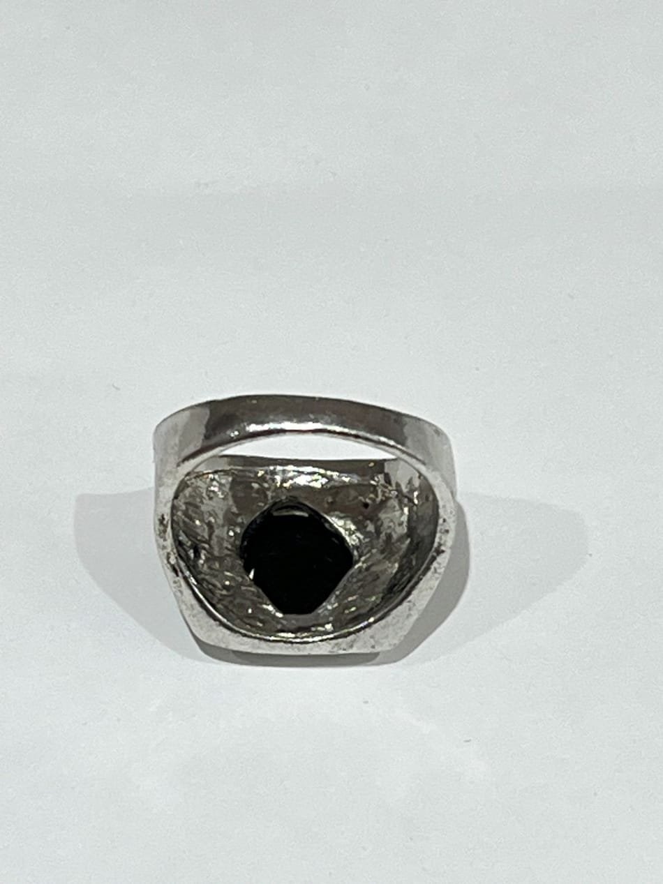 Inspirée du savoir-faire marocain traditionnel, bague argentee