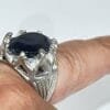 Bague marocaine homme avec pierre noire
