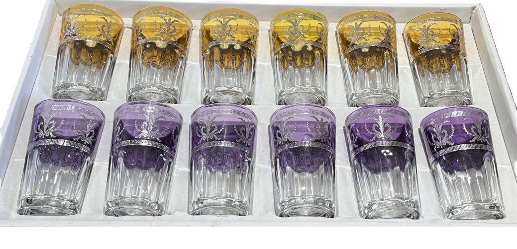 Verres à thé marocains en argent faits main