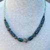 beaded-emerald-necklace colier maroc court couleur emeraude vert
