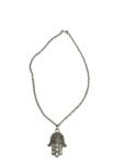 filigree hamsa necklace
