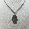 short necklace hamsa