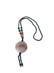 handmade-agate-pendant-morocco Collier en calcédoine et perles