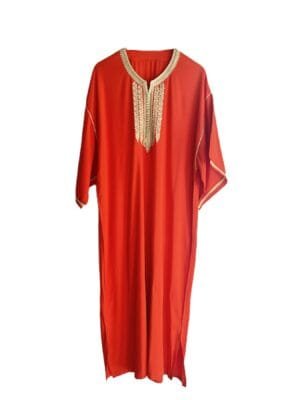 caftan marocain femme orange