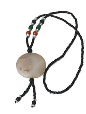 natural-moroccan-agate-necklace collier Véritable agate marocaine naturelle