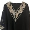 caftan noir femme