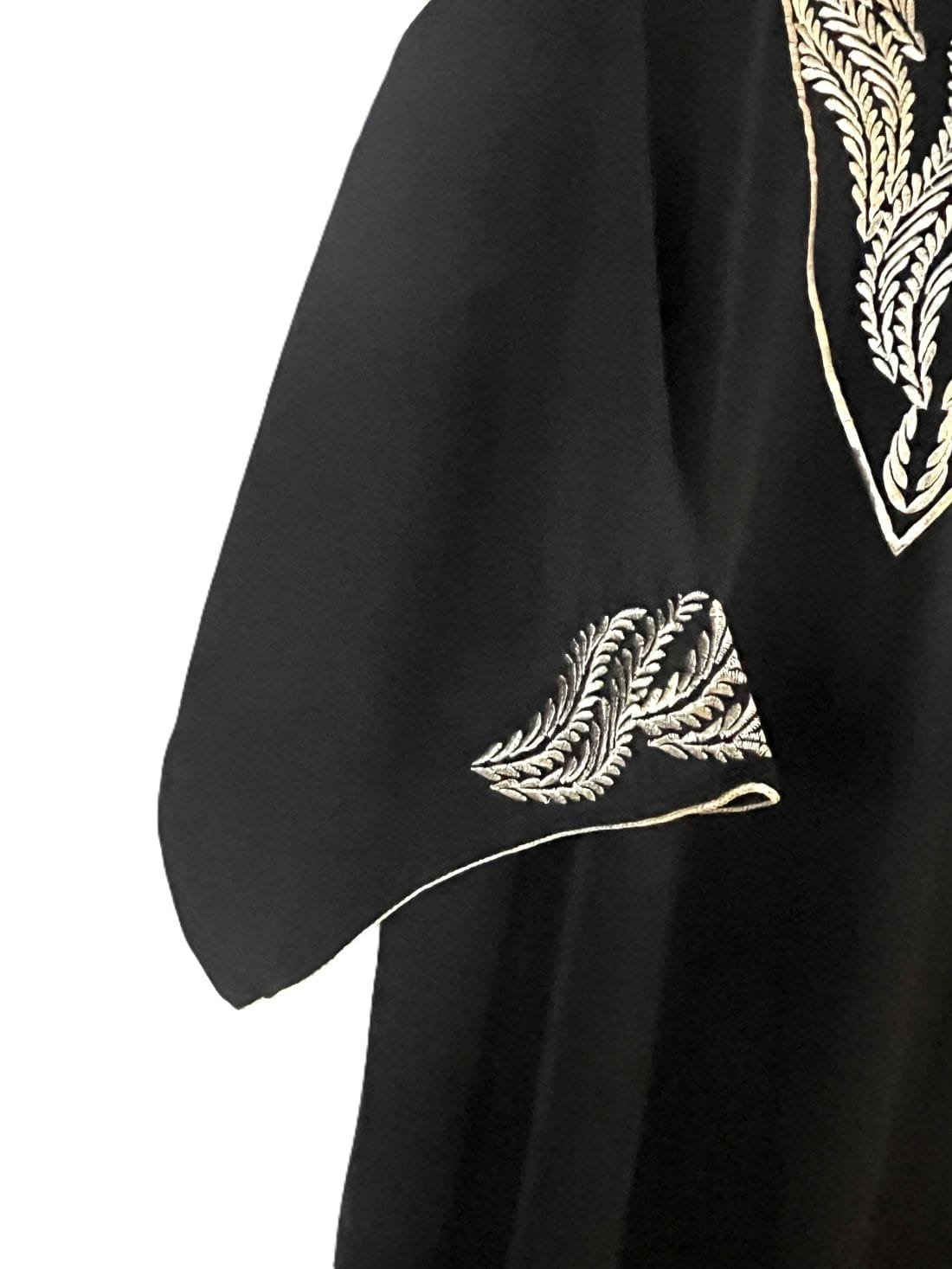 caftan gandoura noir maroc