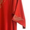 caftan avec manches fluides et d'une coupe maxi décontractée