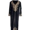 caftan marocain en velours noir