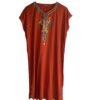 vetement marocain femme caftan orange