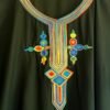 gandoura marocain vert olive