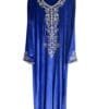 kaftan velours blue